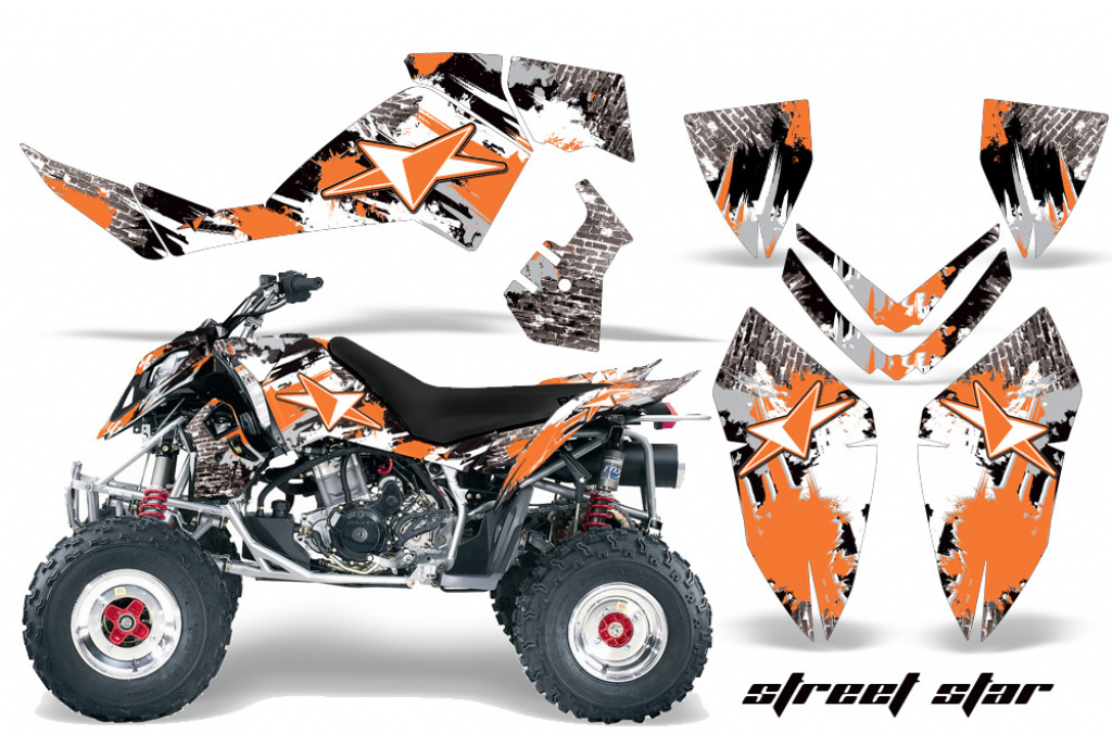 Street Star Orange for Polaris Outlaw 450/500/525 2006-2008