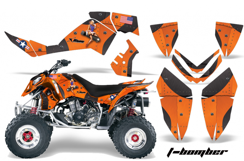 T-Bomber Orange for Polaris Outlaw 450/500/525 2006-2008