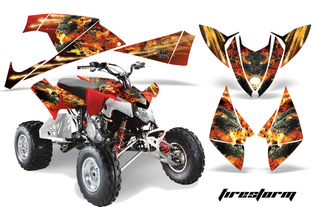 Firestorm Red for Polaris Outlaw 450/500/525 2009-2012