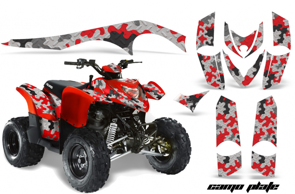 Camoplate Rot für Polaris Phoenix 200 2005-2016