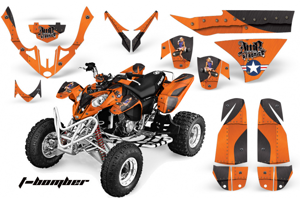 T-Bomber Orange für Polaris Predator 500