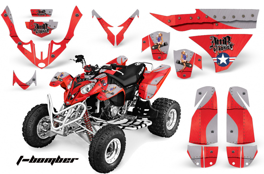 T-Bomber Rot für Polaris Predator 500