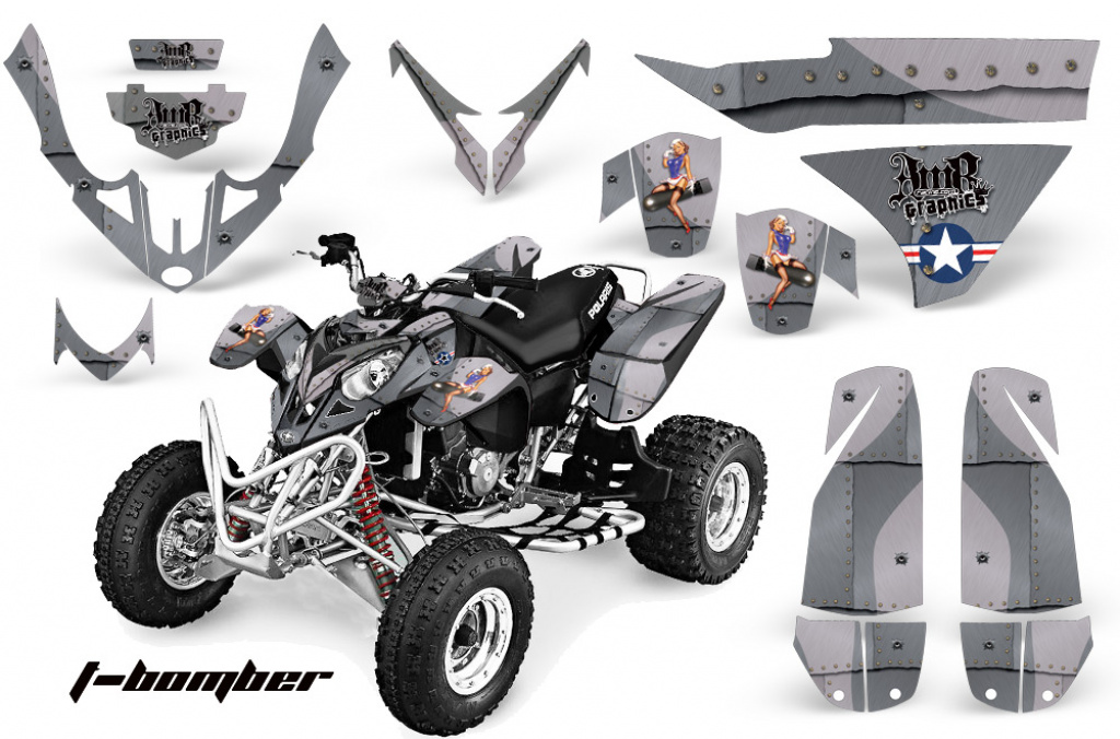 T-Bomber Silber für Polaris Predator 500