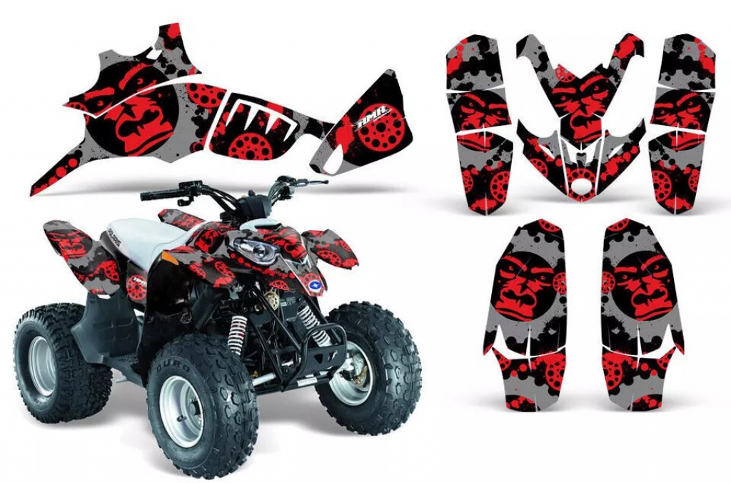 Gorilla Axle Rot für Polaris Predator 90