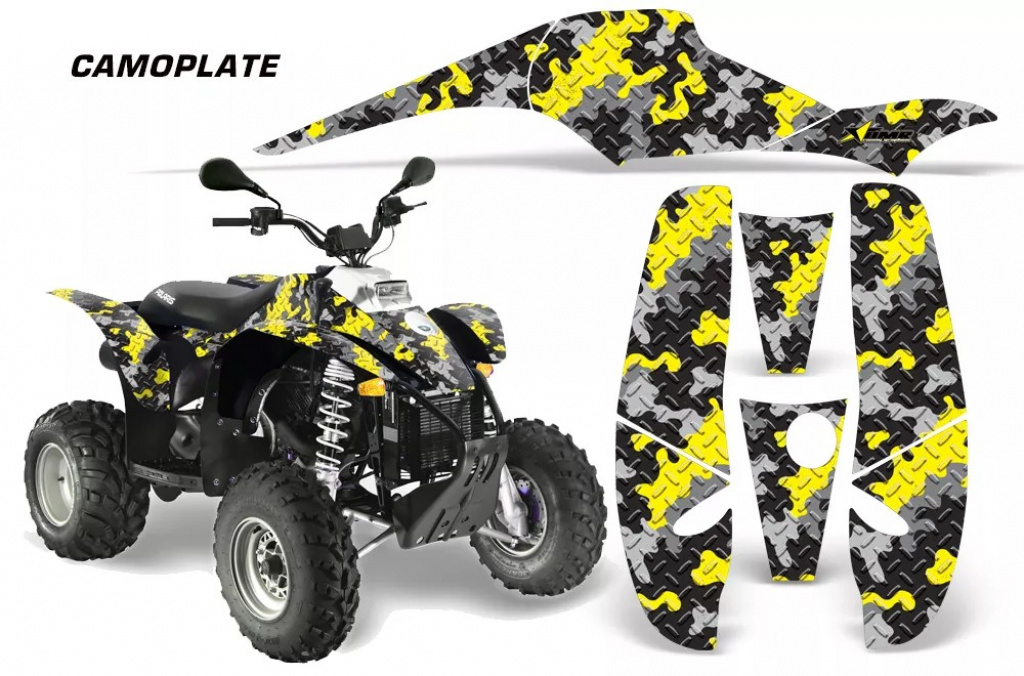 Camoplate Gelb für Polaris Scrambler 1985-2009