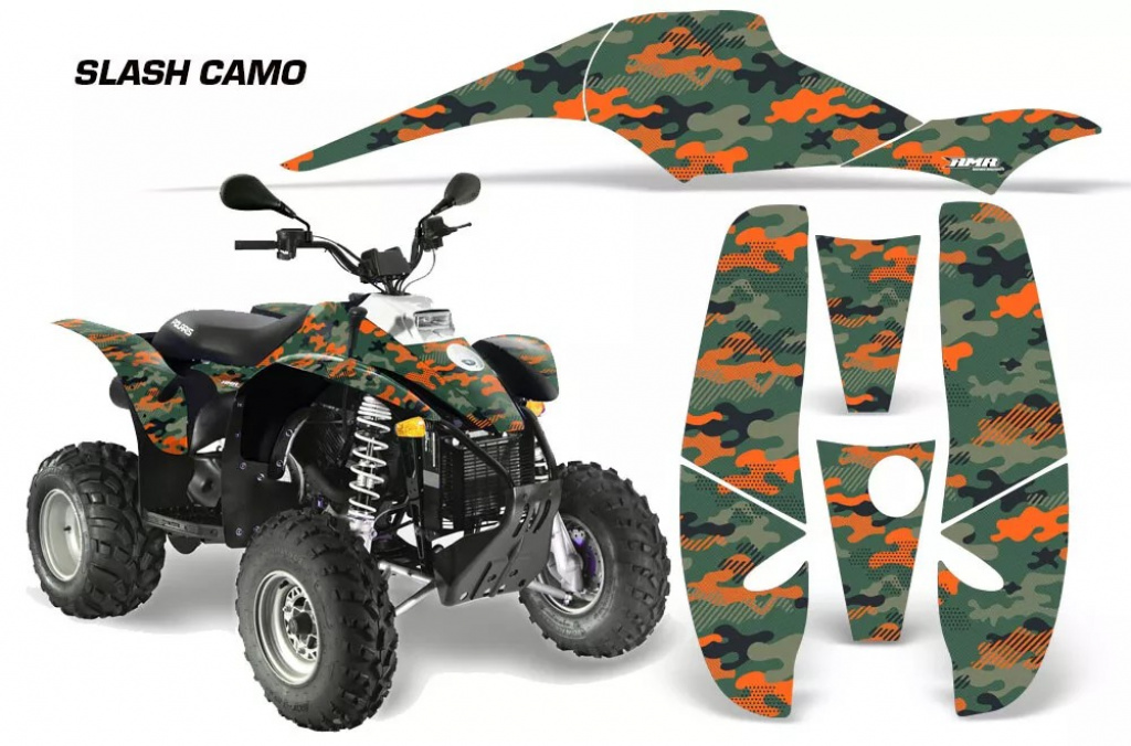 Slash Camo Orange für Polaris Scrambler 1985-2009