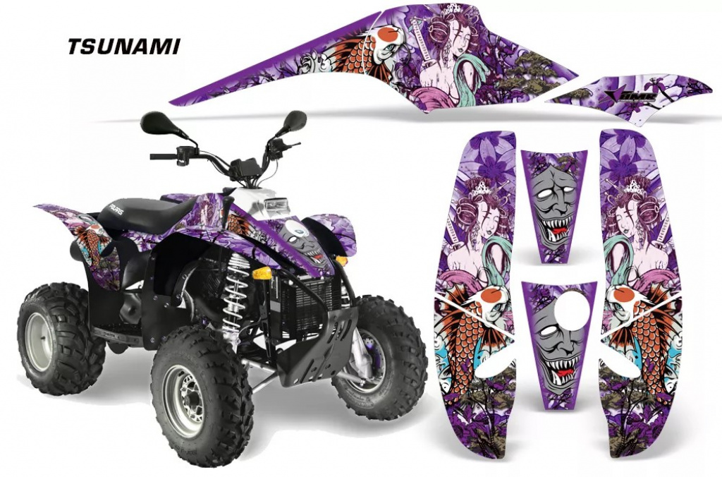 Tsunami Lila für Polaris Scrambler 1985-2009