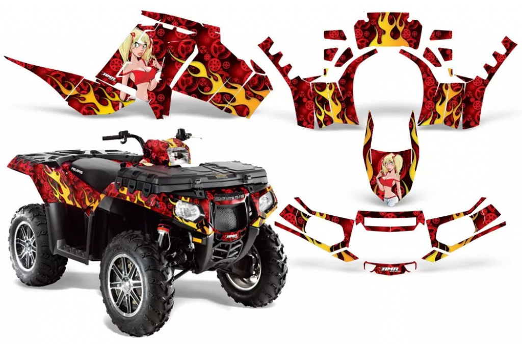 Motorhead-Mandy Rot für Polaris Sportsman 550 2009-2015