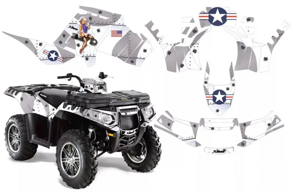 T-Bomber Weiß für Polaris Sportsman 550 2009-2015