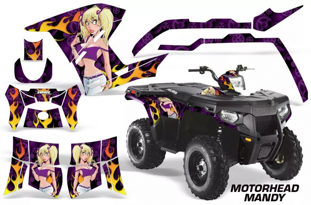 Motorhead-Mandy Purple for Polaris Sportsman 800/500/400 11-15