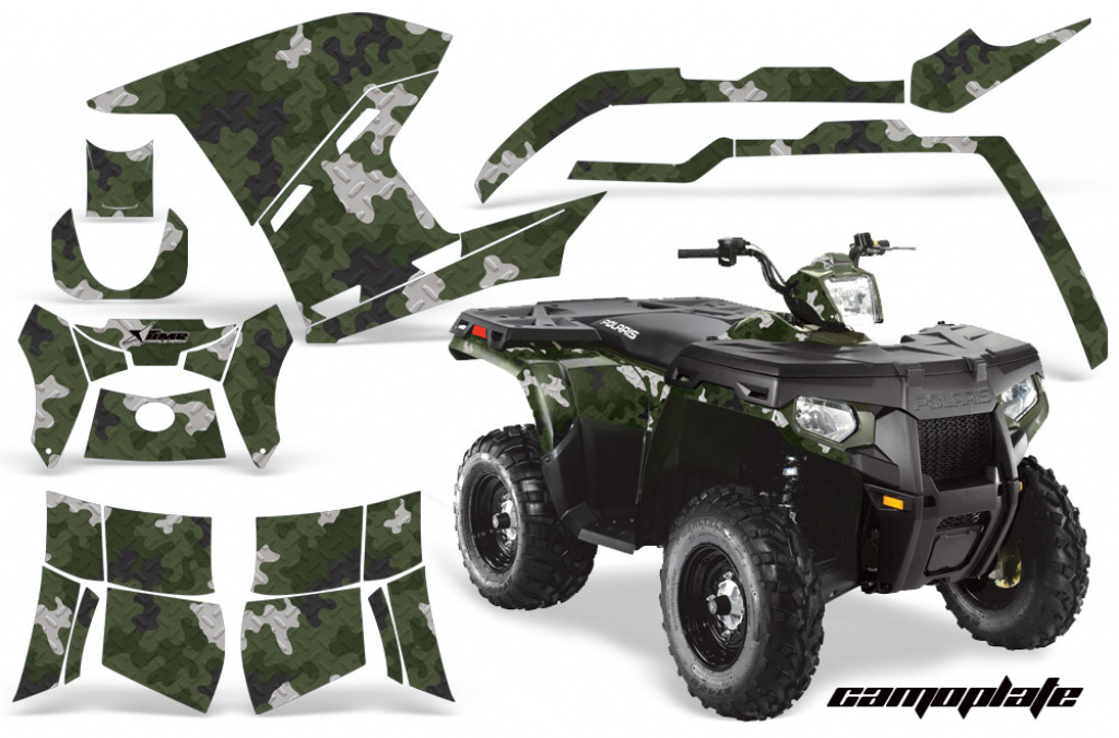 Camoplate Green for Polaris Sportsman 800/500/400 11-15
