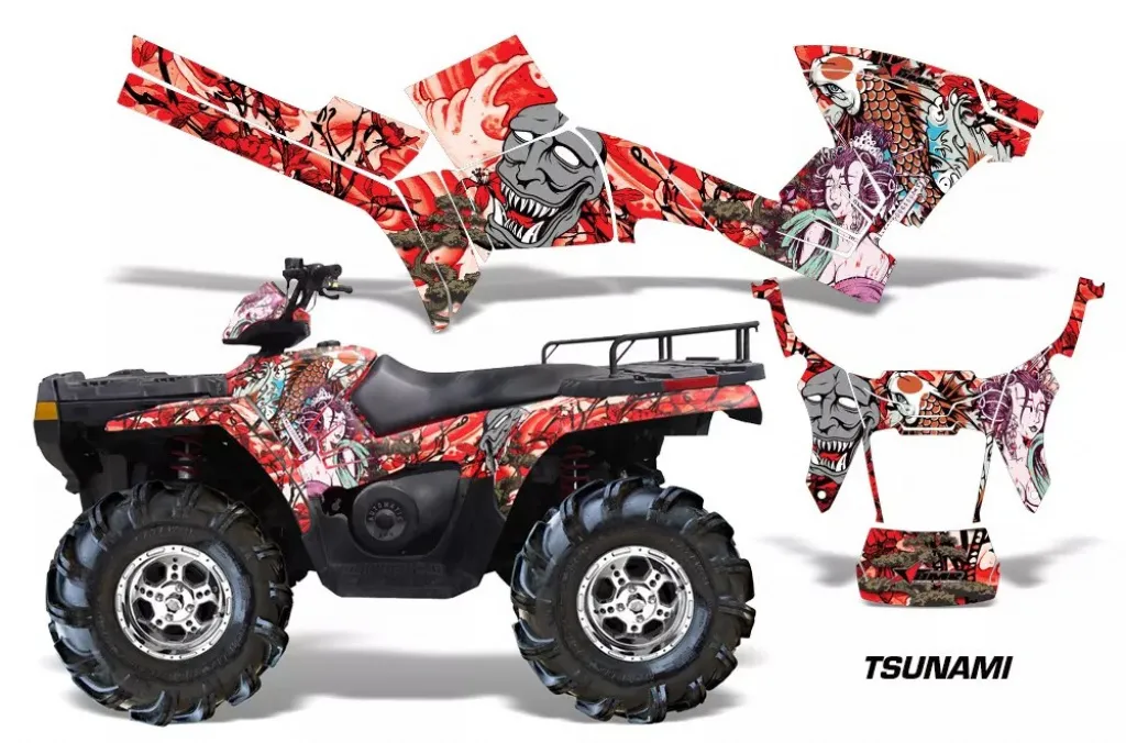 Tsunami Red for Polaris Sportsman 800/700/500 05-10