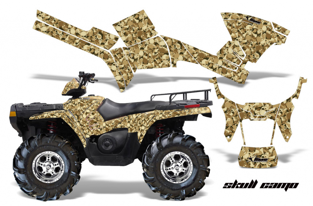 Skull Camo Yellow for Polaris Sportsman 800/700/500 05-10