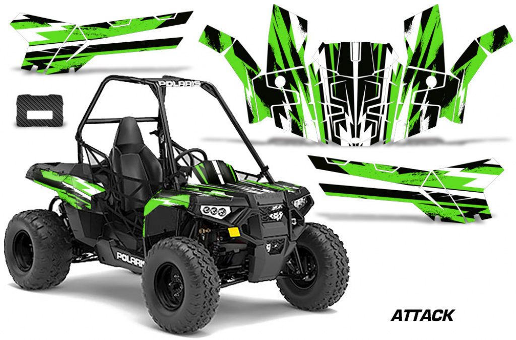 Attack Green for Polaris Sportsman ACE 150 16-18