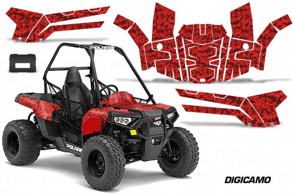 Digicamo Red for Polaris Sportsman ACE 150 16-18