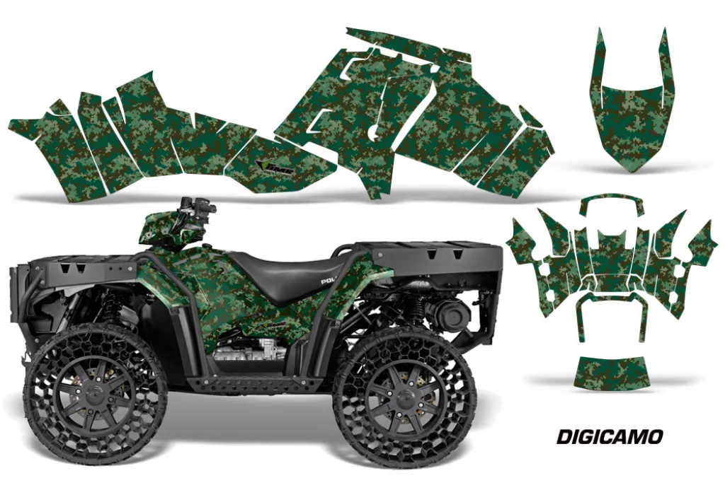 Digicamo Grün für Polaris Sportsman WV850 12-15