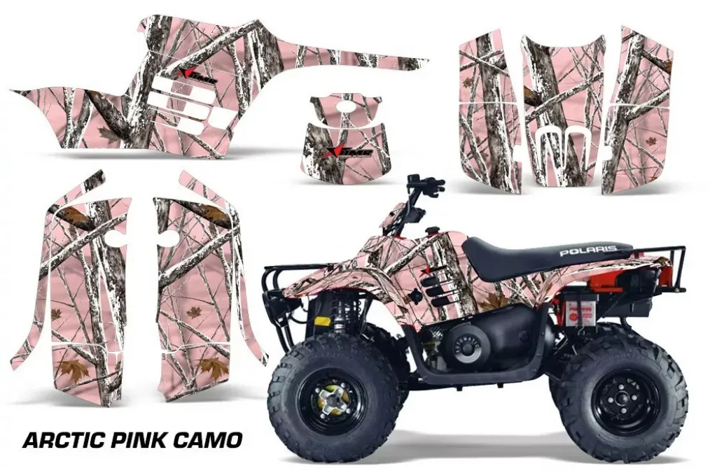 Arctic Pink Camo für Polaris Trailboss 330 04-09