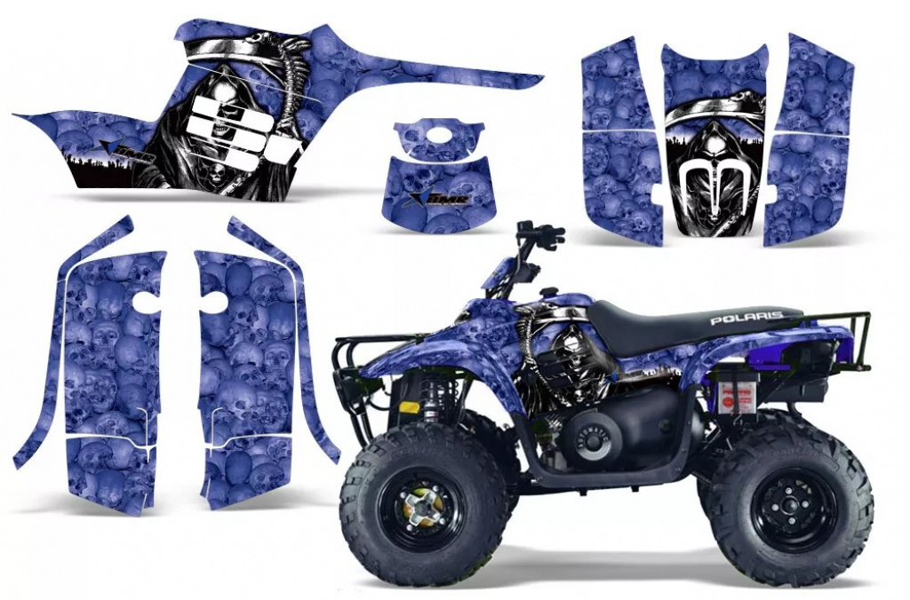 Reaper Blau für Polaris Trailboss 330 04-09
