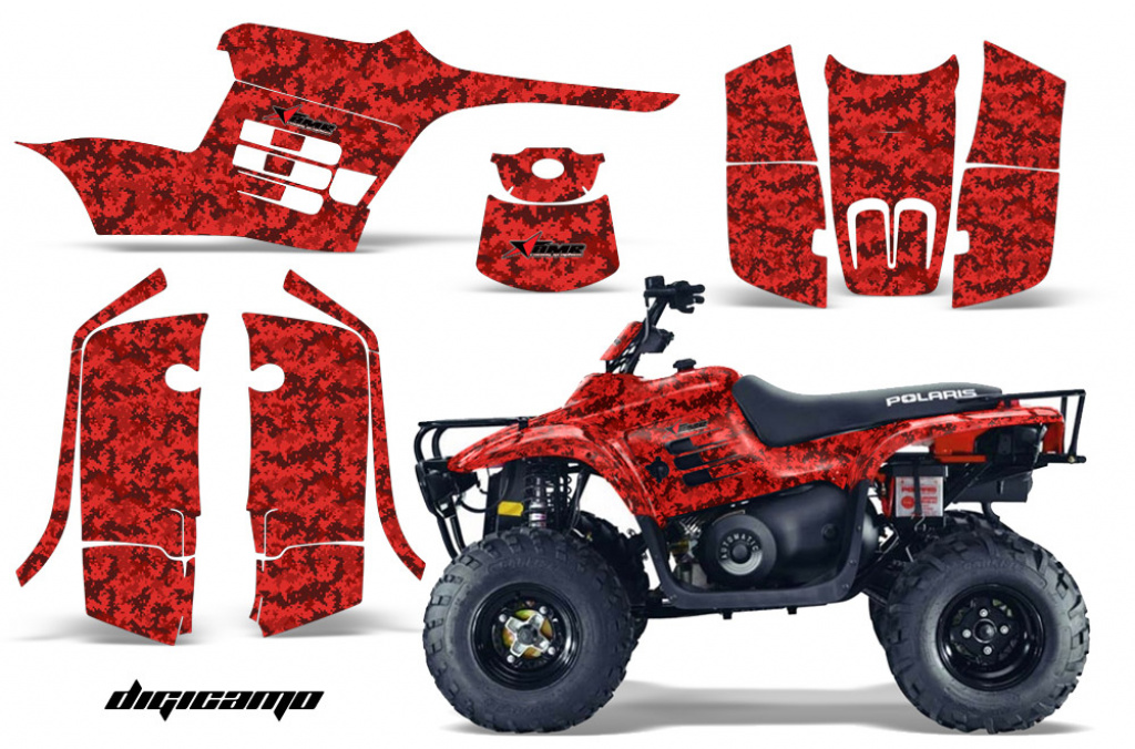Digicamo Rot für Polaris Trailboss 330 04-09