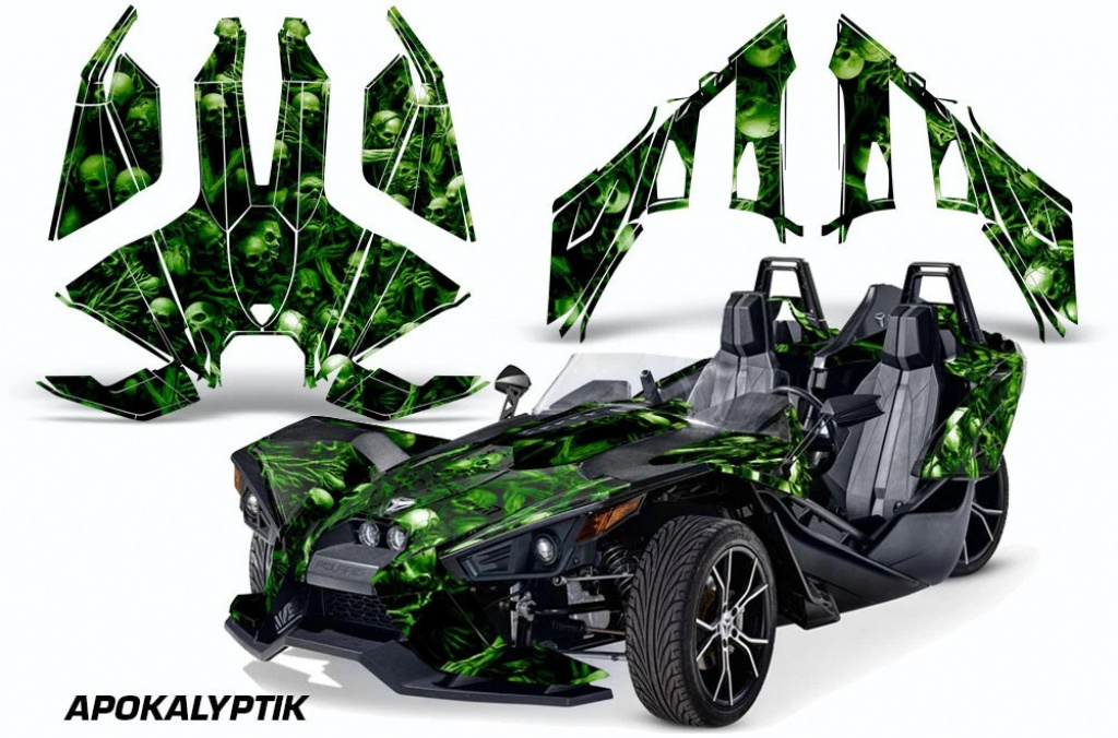 Apokalyptik Grün für Polaris Slingshot SL15-23