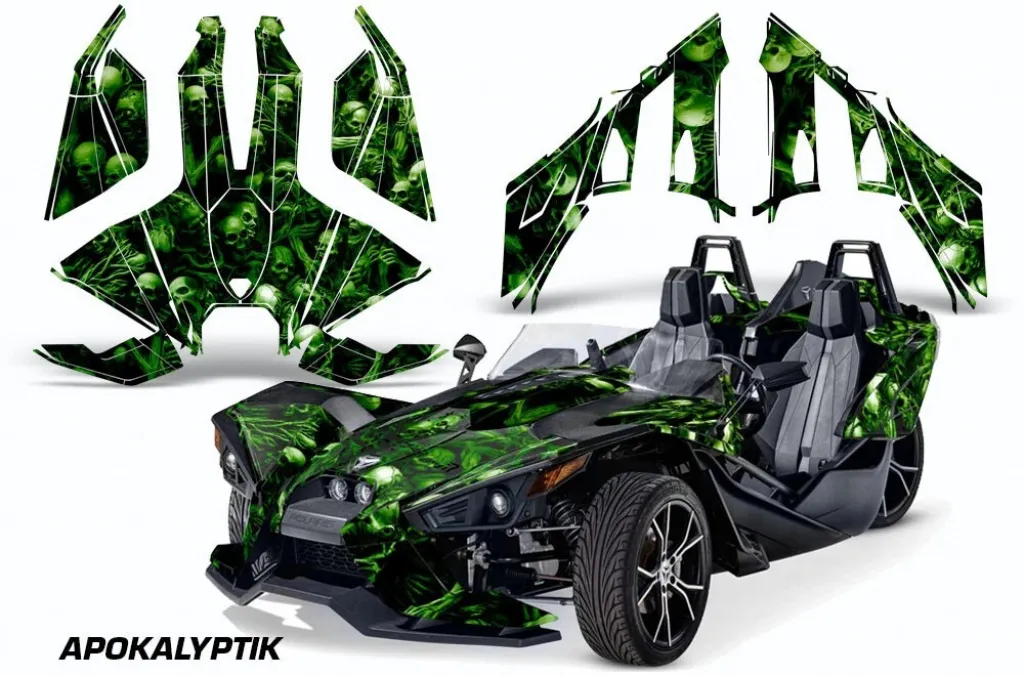 Apokalyptik Grün für Polaris Slingshot SL15-23