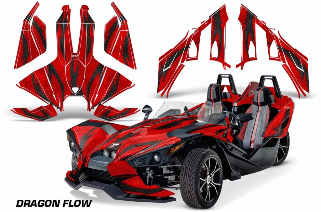 Dragon Flow Rot für Polaris Slingshot SL15-23
