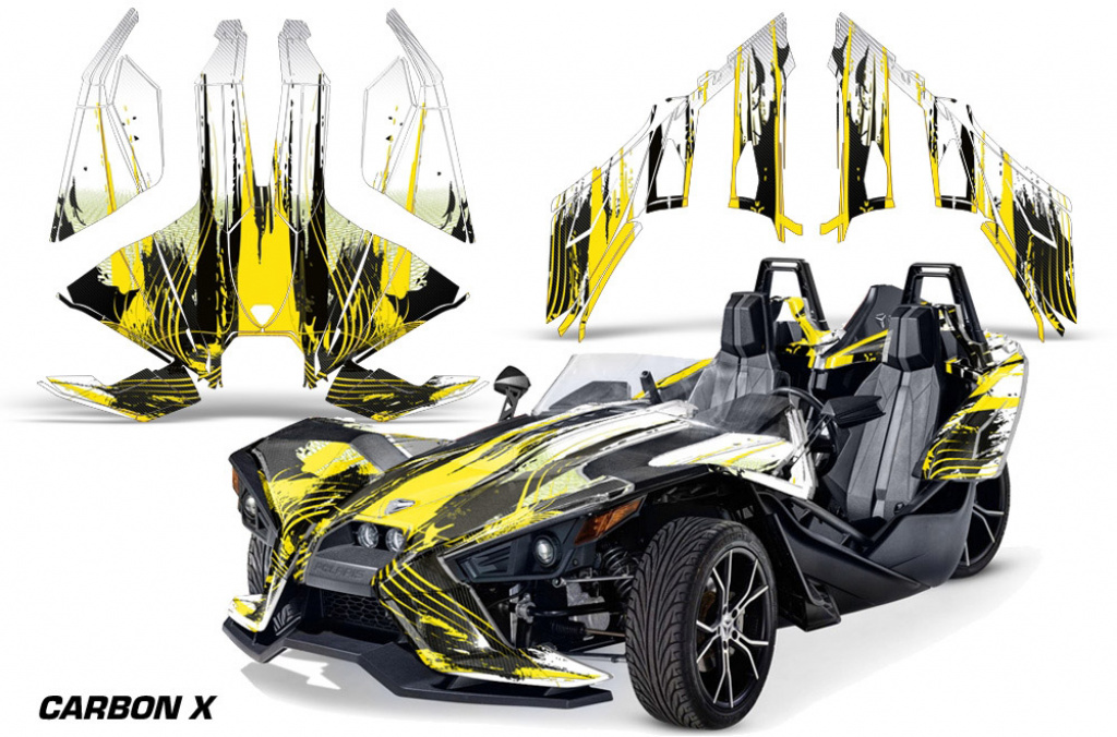 Carbon-X Gelb für Polaris Slingshot SL15-23