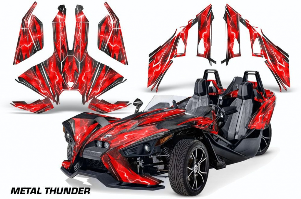 Metal Thunder Rot für Polaris Slingshot SL15-23