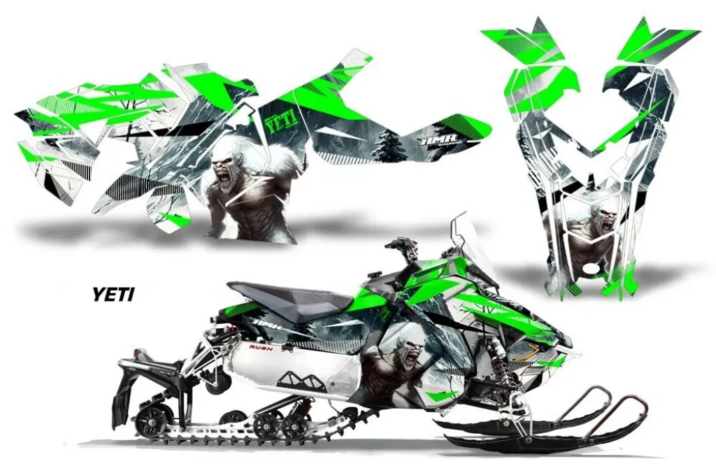 Yeti Grün für Polaris Axys Rush Pro S/Switchback Pro S/Adventure 15+
