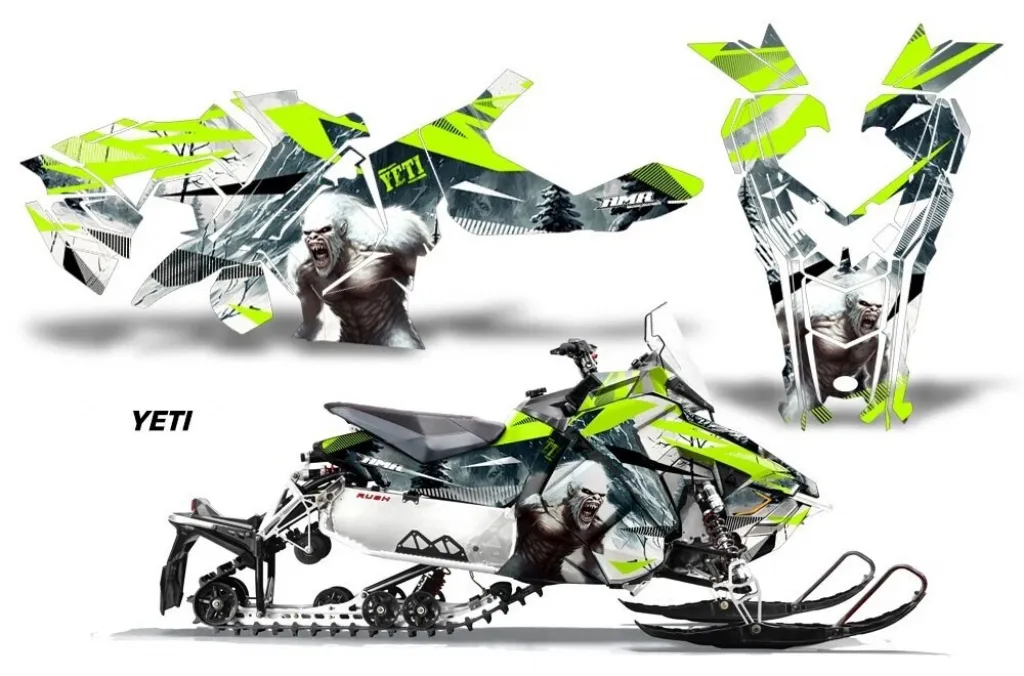 Yeti Lime Grün für Polaris Axys Rush Pro S/Switchback Pro S/Adventure 15+
