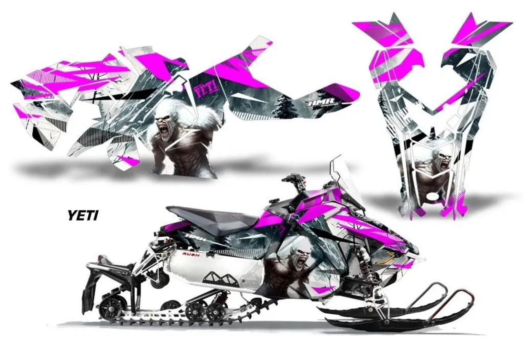 Yeti Pink für Polaris Axys Rush Pro S/Switchback Pro S/Adventure 15+