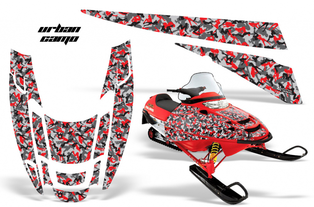 Urban Camo Rot für Polaris Edge