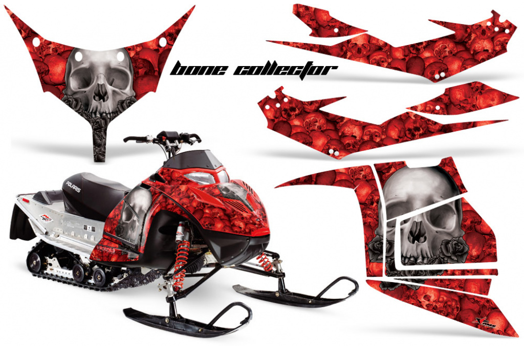 Bone Collector Rot für Polaris General 2 Türer 2016+
