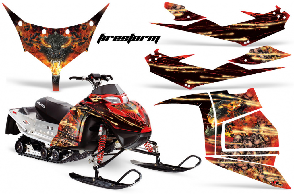 Firestorm Rot für Polaris IQ Race 600 05-18