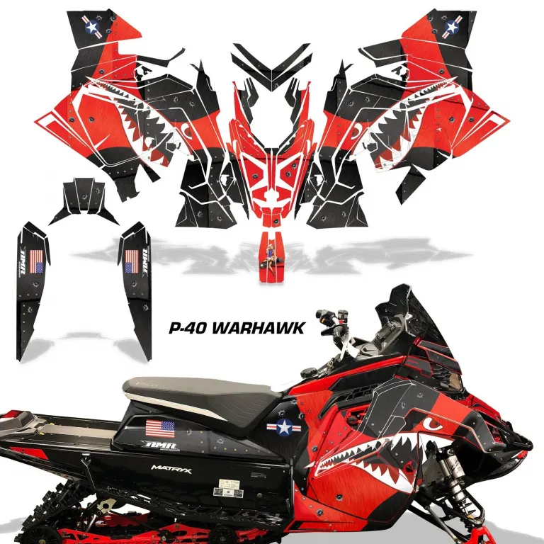 P40-Warhawk Rot für Polaris Matryx Indy Assault 21+