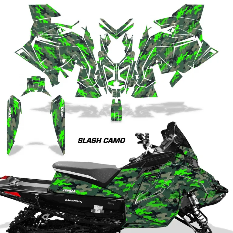 Slash Camo Grün für Polaris Matryx Indy Assault 21+