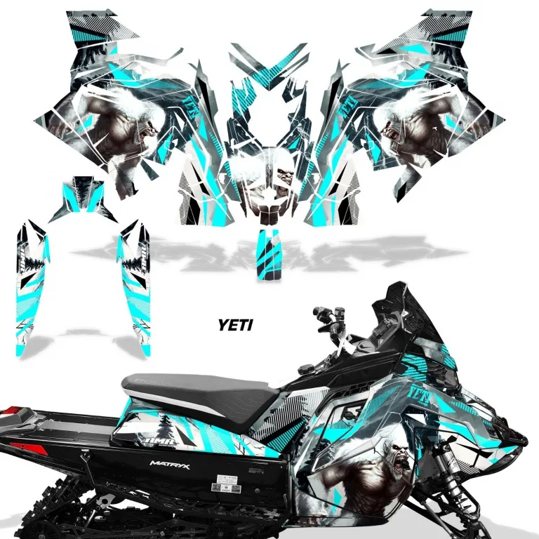 Yeti Teal Blau für Polaris Matryx Indy Assault 21+