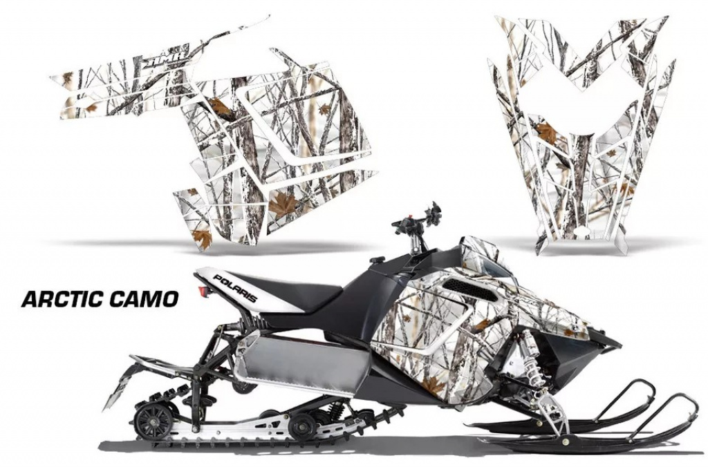Arctic Camo für Polaris PRO-R/RMK/Rush/Switchback/Assault 11-16
