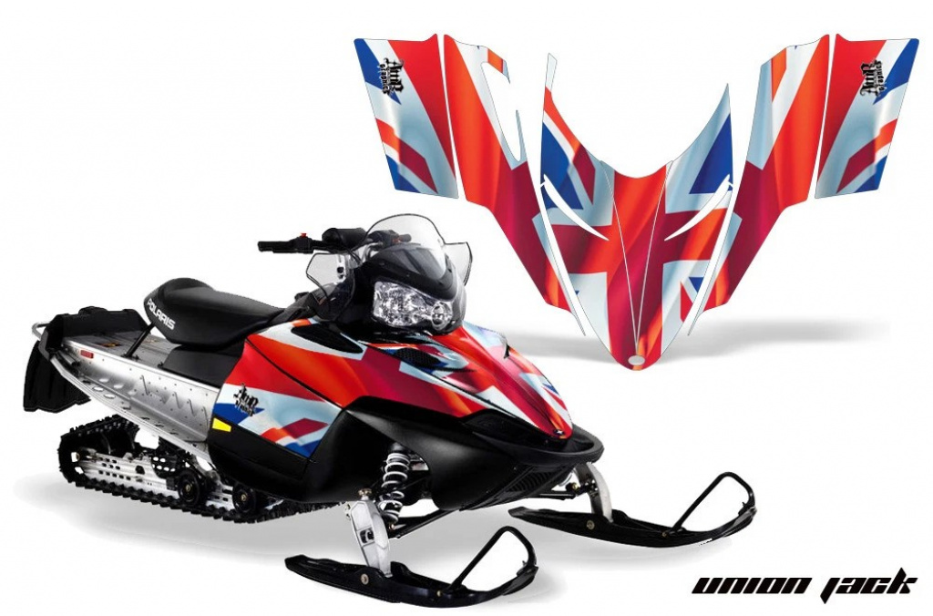 Union Jack für Polaris Shift Chassis Dragon RMK Switchback 06-10