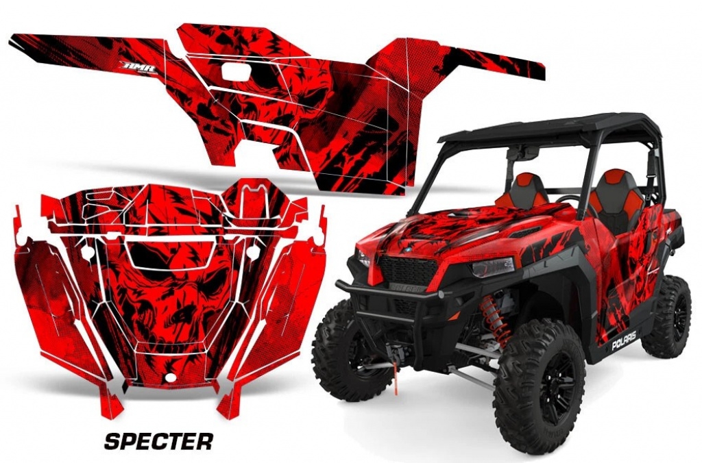 Specter Rot für Polaris General 2 Türer 2016+