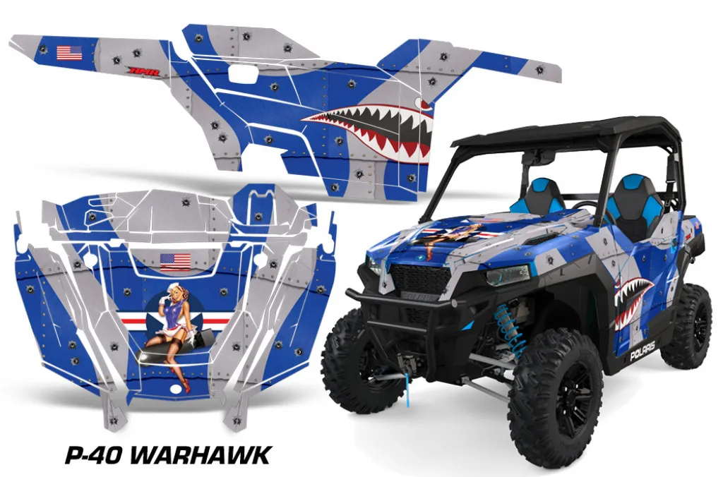 P40-Warhawk Blue for Polaris General 2 Door 2016-2022