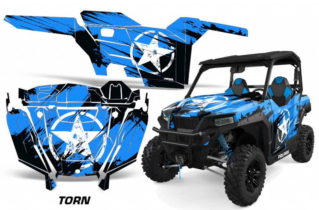 Torn Blau für Polaris General 2 Türer 2016+