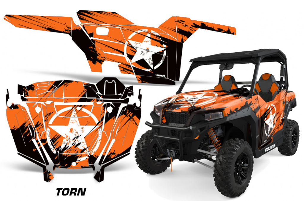 Torn Orange für Polaris General 2 Türer 2016+