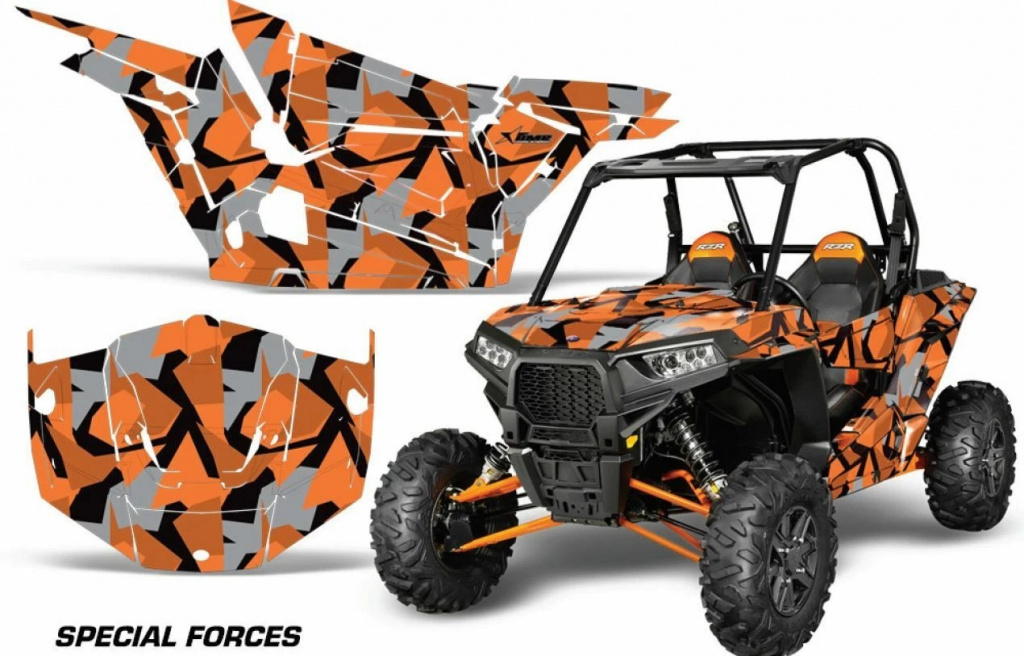 Special Forces Orange für Polaris RZR 1000 XP 2 Türer 13-18