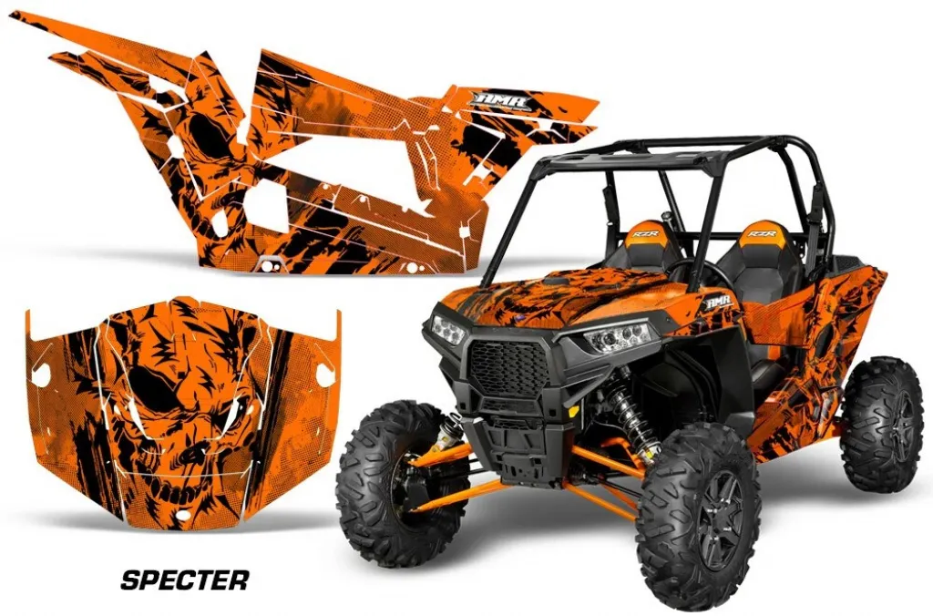 Specter Orange für Polaris RZR 1000 Turbo 2 Türer 13-18