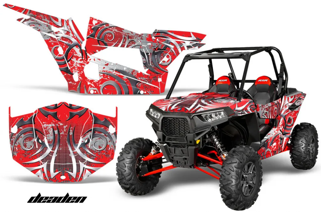 Deaden Rot für Polaris RZR 1000 Turbo 2 Türer 13-18