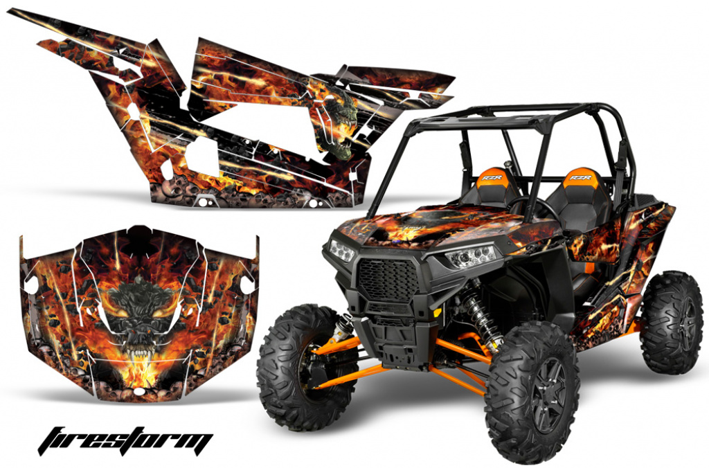 Firestorm Schwarz für Polaris RZR 1000 XP 2 Türer 13-18