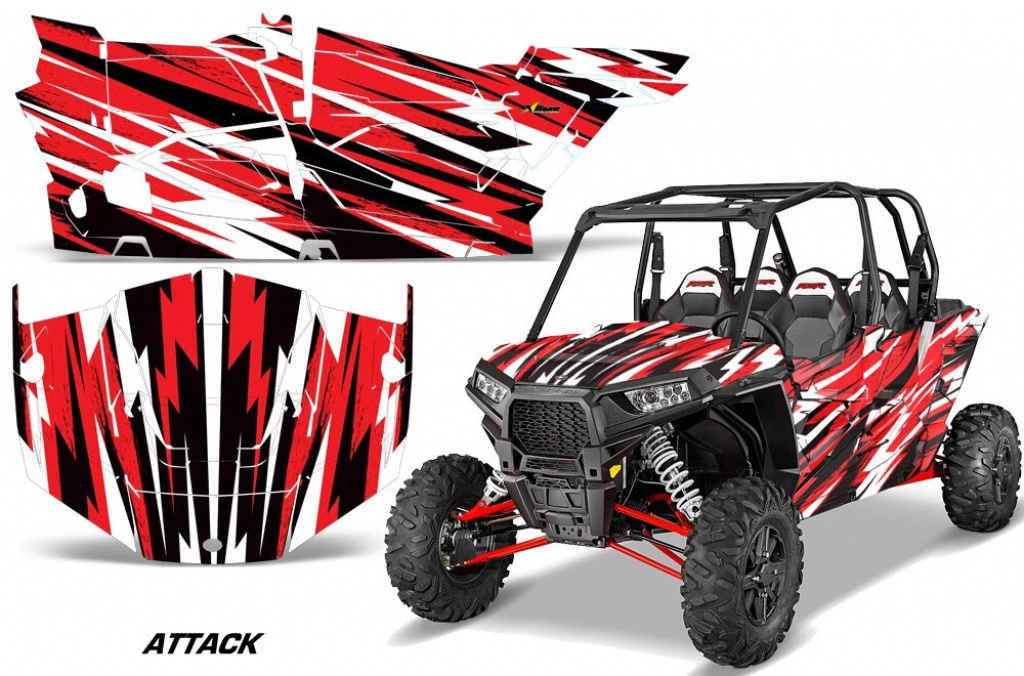 Attack Rot für Polaris RZR 1000 XP 4 Türer 13-18