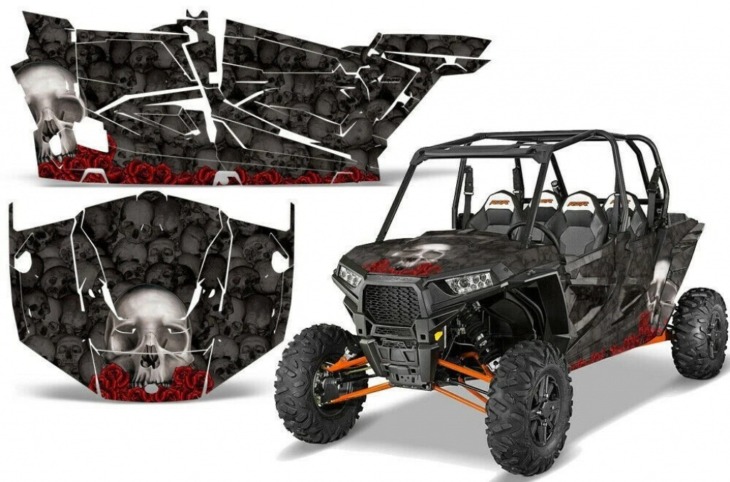Bone Collector Schwarz für Polaris RZR 1000 XP 4 Türer 13-18