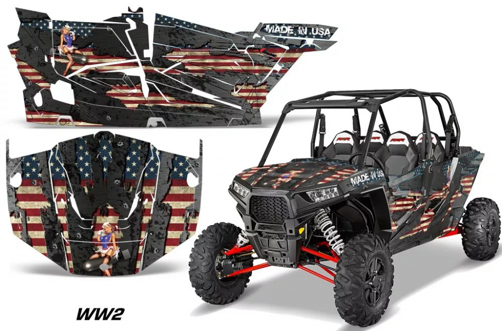 World War 2 für Polaris RZR 1000 Turbo 4 Türer 13-18